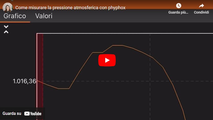 Misurare la pressione atmosferica con l’app Phyphox
